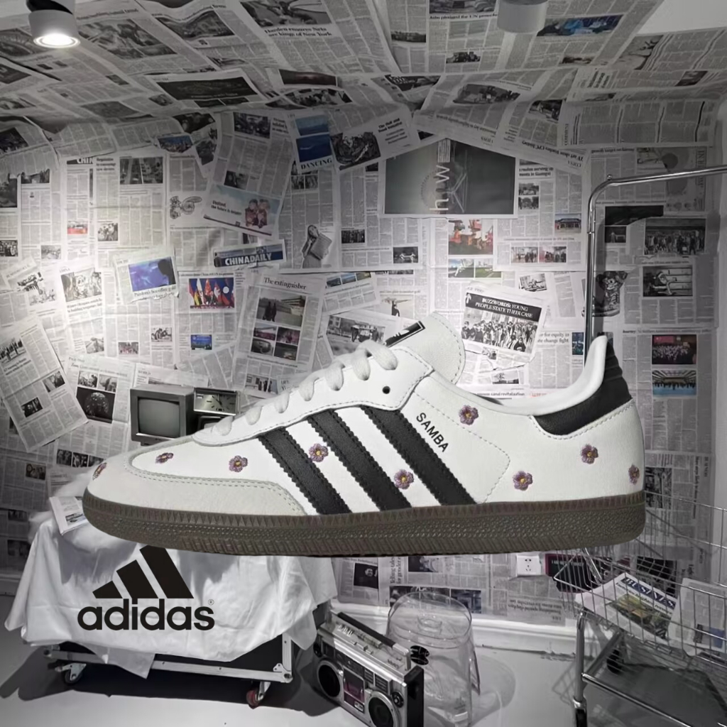 （ของแท้ 100 %）💛 adidas originals Samba OG IF4398 แดง/ดำ/น้ำตาล