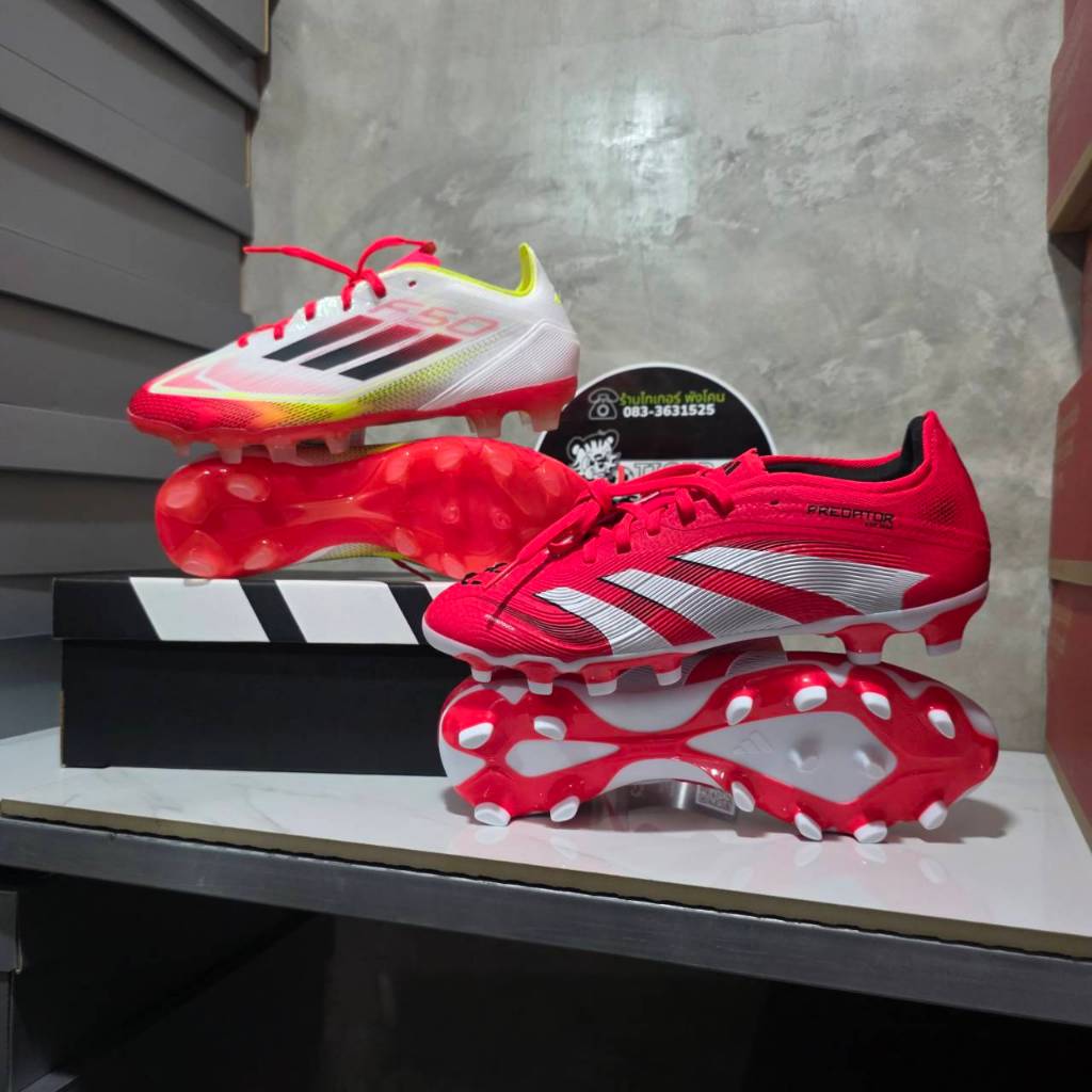 สเปกตัวรองท็อปปุ่ม HG/AG ADIDAS PURE VICTORY Predator25 PRO HG/AG F50 PRO HG/AG ของแท้มือ1 พร้อมส่ง