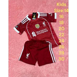 ชุดกีฬาเด็ก LIV-KIDS คอกลม แขนสั้น มาใหม่2025/26  ซื้อครั้งเ…