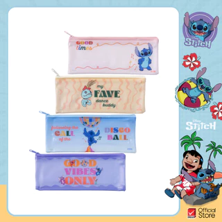 Master Art กระเป๋าดินสอ กระเป๋าซิปพลาสติก Stitch No. S คละสี จำนวน 1 ชิ้น