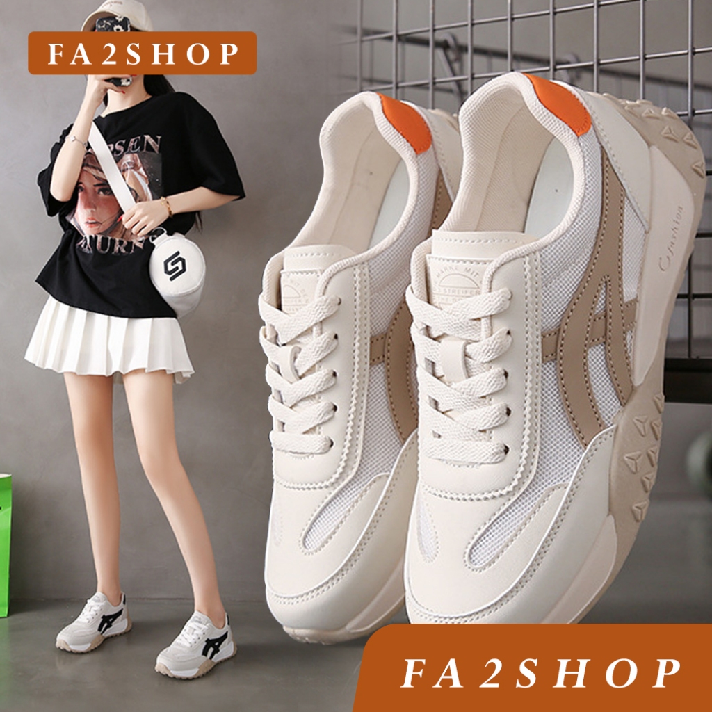 FA2SHOP รุ่น FQ216 รองเท้าผ้าตาข่าย รองเท้าแฟชั่น