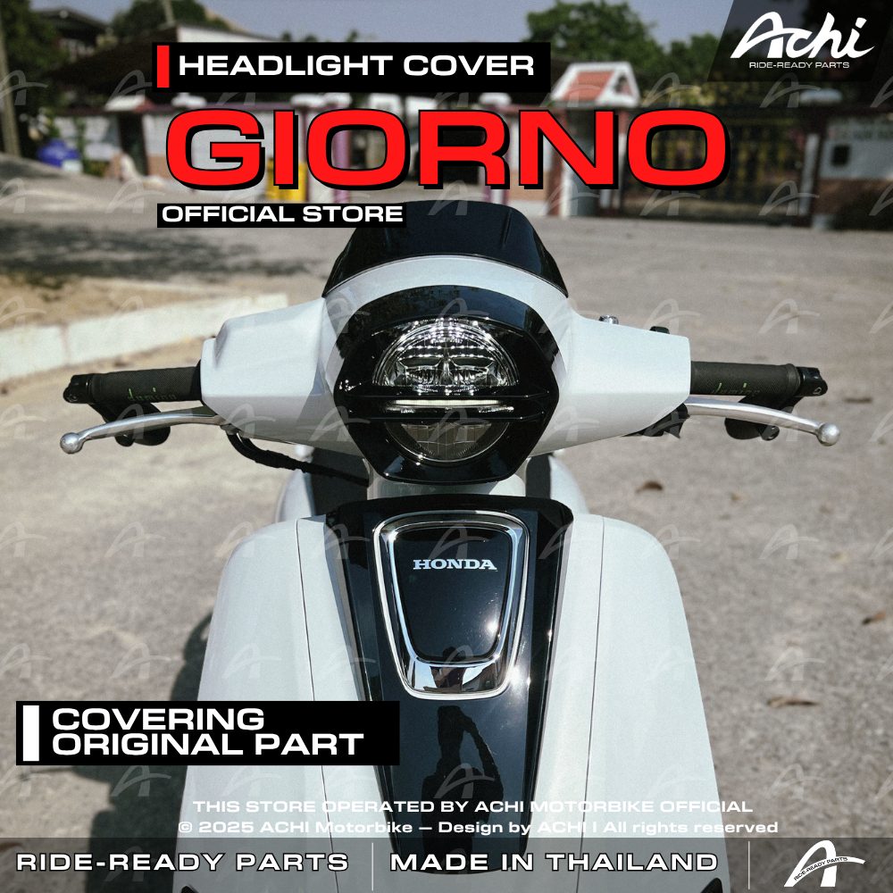 HEADLIGHT COVER HONDA GIORNO+ 2024-2026 BY ACHI THAILAND OFFICIAL