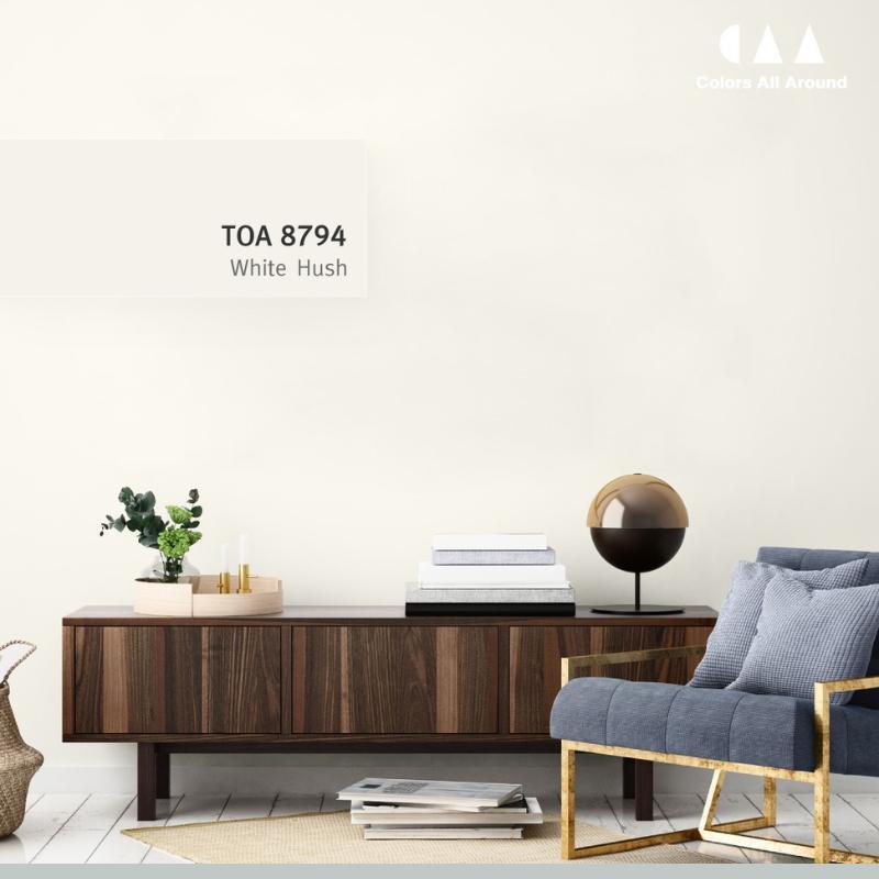 TOA 8794 White HushWarm White ทุกรุ่น สีทาบ้าน ขนาด 3 รูปที่ 2