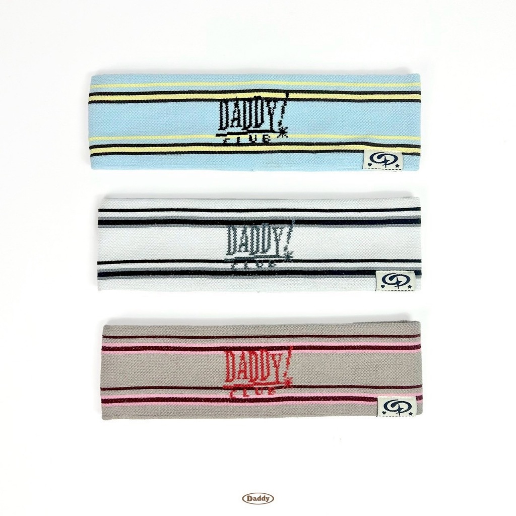 DADDYCLUB | Daddy Club Stripe Headband ที่คาดผม ลายทาง สุดน่ารัก