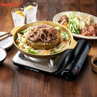 NEW‼️ Iwatani Yokubari Nabe กระทะอเนกประสงค์ กระทะแคมป์ปิ้ง กระทะปิ้งย่าง