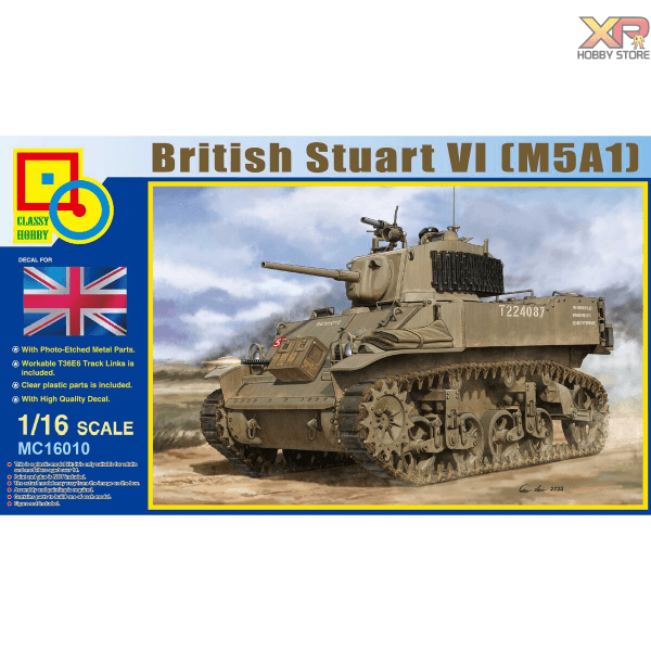 [Classy Hobby] 1/16: British M5A1 Stuart MK VI (MC 16010)