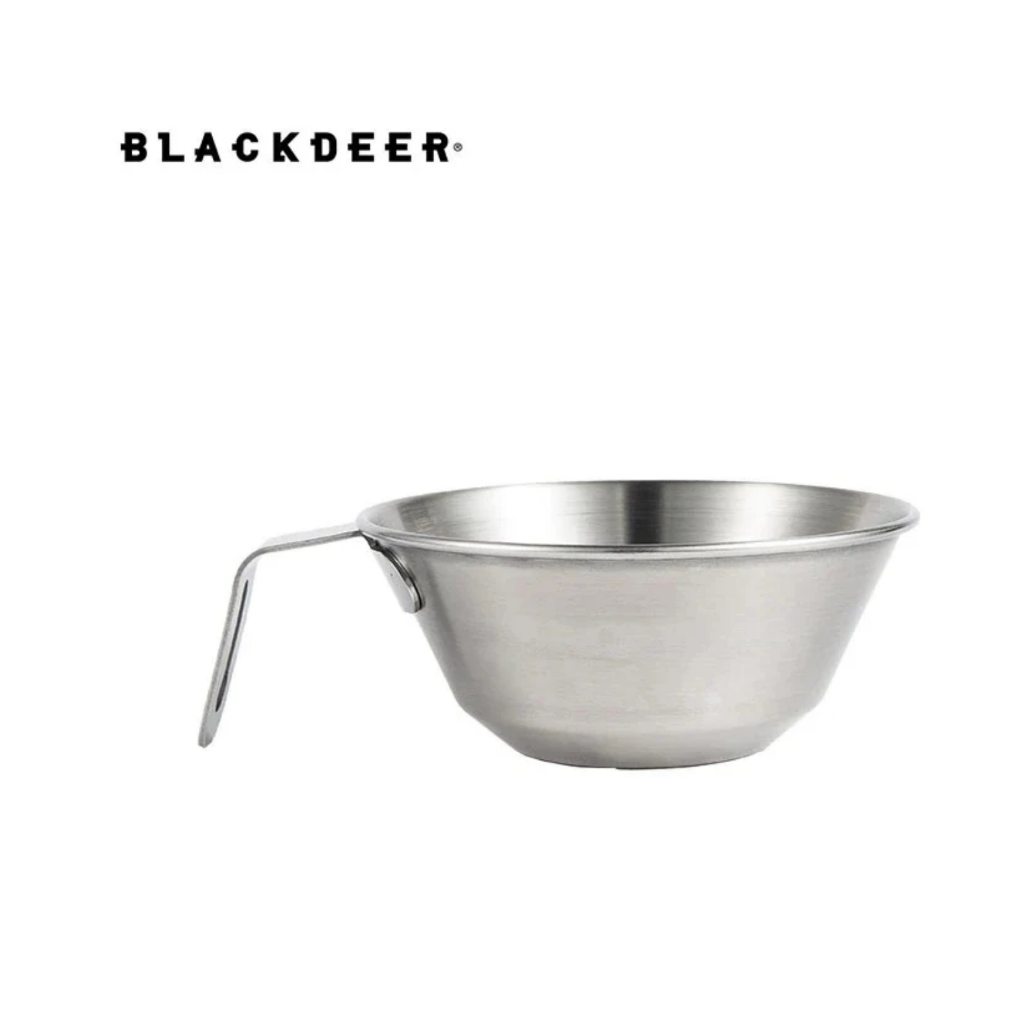 Blackdeer Stainless Steel Bowl ถ้วย ชาม สเเตนเลส อย่างดี พร้อมหูจับ เเข็งเเรงทนทาน by Jeep Camping
