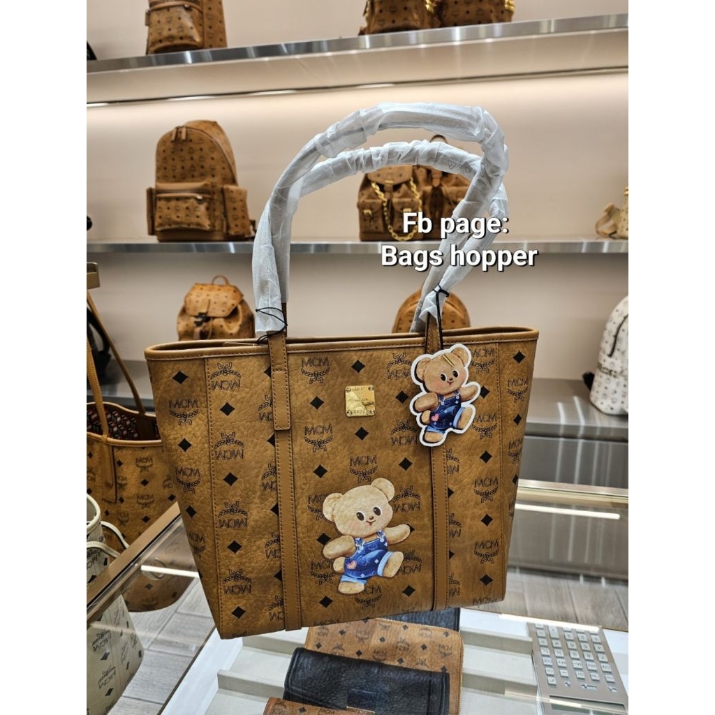 New MCM x Butterbear น้องเนย toni small toteใบใหญ่ มือ1ของแท้ 💯 พร้อมส่ง