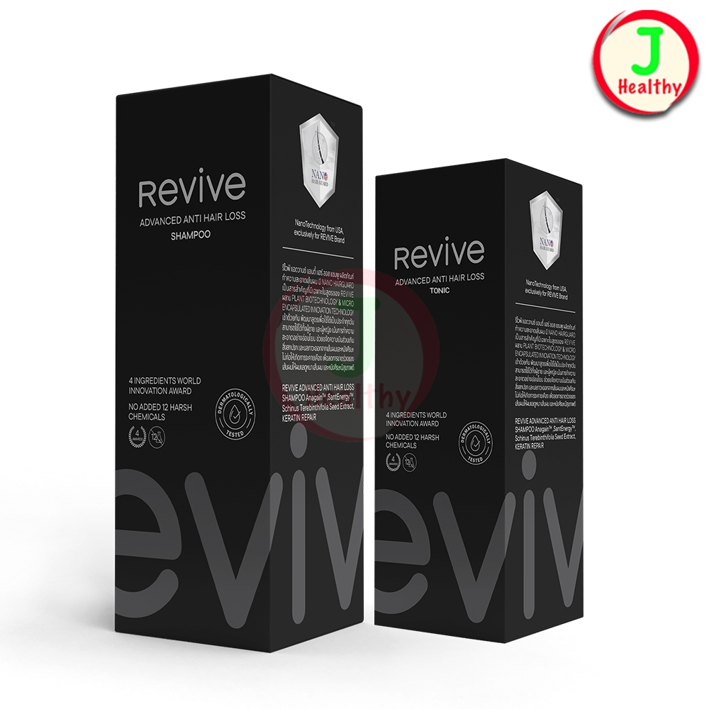 REVIVE ADVANCED ANTI HAIR LOSS รีไวฟ์ แชมพู / เซรั่ม ( 1 ขวด 200 ml )