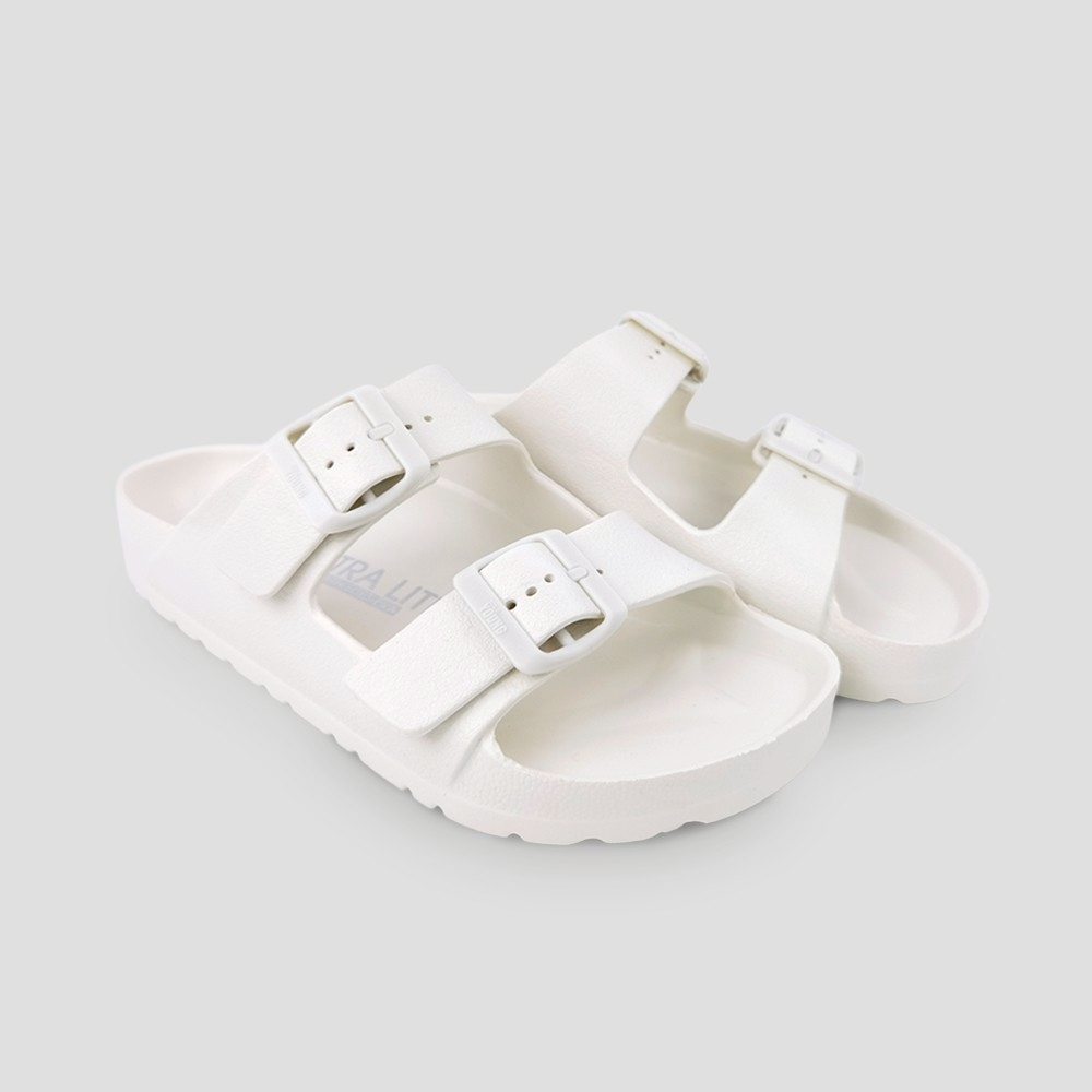 ST.JAMES รองเท้า EVA รองเท้าแตะลำลอง ส้น 1.5 CM. รุ่น CLOUD SLIDE สี WHITE l รองเท้าแตะ ผู้หญิง