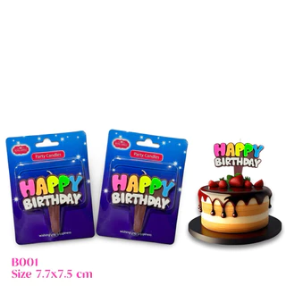 Birthday candle เทียนวันเกิด B001 บรรจุ 10 ชิ้น