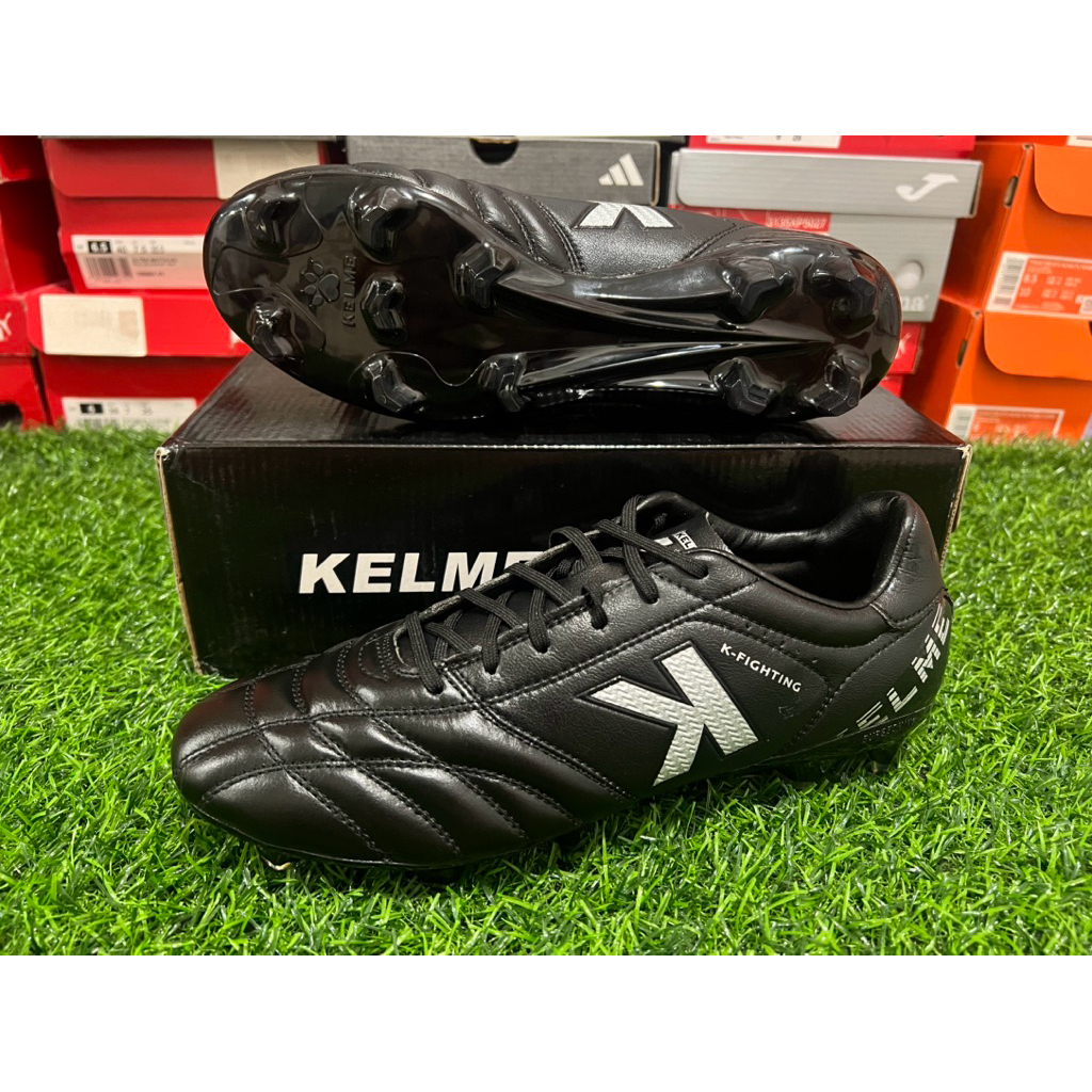 สตั๊ด รองเท้าฟุตบอล (เคลเม่) Kelme K-Fighting fg ตัวท๊อป หนังจิงโจ้