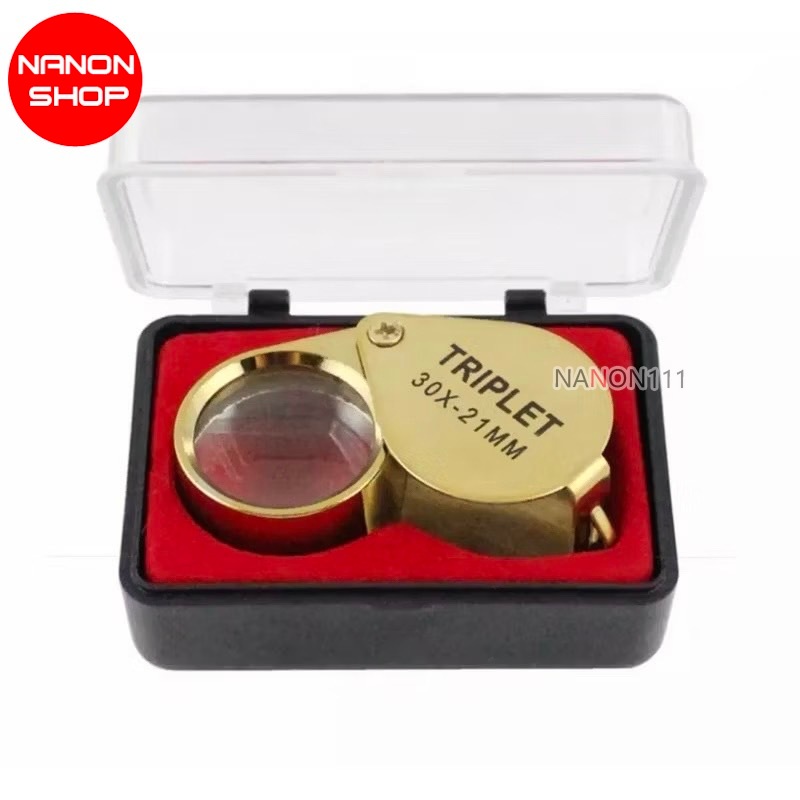 C02 C03 กล้องส่องพระ ที่ส่องพระ แว่นขยาย เลนส์แก้ว ส่องพระเครื่อง เซียนพระนิยม แว่นขยายส่องพระ เลนส์ 30×21 มม.