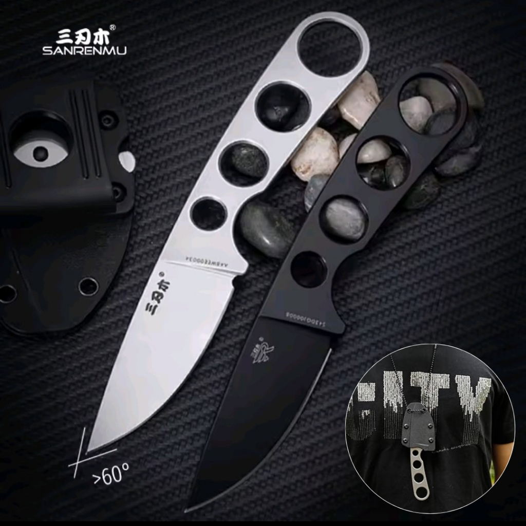 ✨พร้อมส่ง✨SANRENMU S601 / 7130 ของแท้ มีดอเนกประสงค์ พร้อมซอง+สร้อยคล้องคอ (Neck Knife)