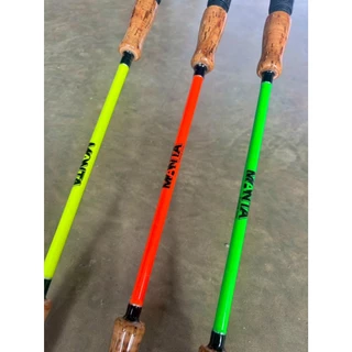 คันตันไฟเบอร์ รุ่นแมนต้า นีออน (MANTA NEON) เหนียวทน ( 2 ท่อน ต่อกลาง )