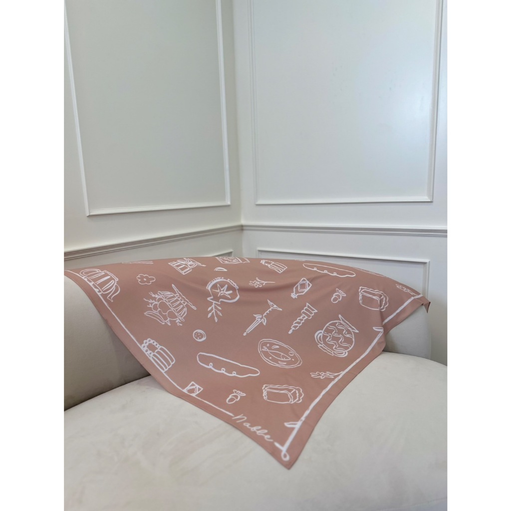 ผ้าคลุม New collection my home by N Able hijab Size115x115cm(Premium matte silk nano) [N able style] ราคา ถูกที่สุด ดีลบีเคเค แกลเลอรีภาพที่ 6