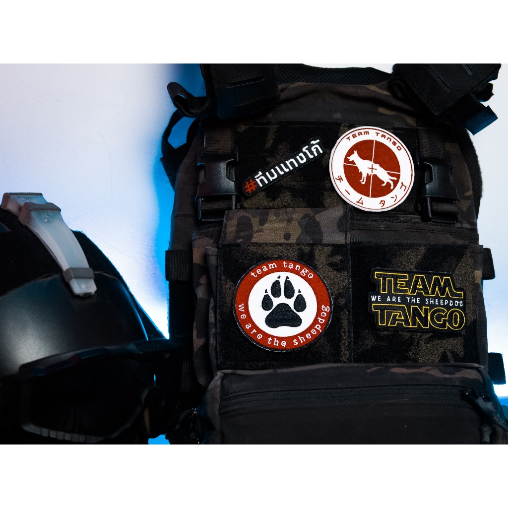 Team Tango Embroidery Patch แพทช์ปักลาย Team Tango