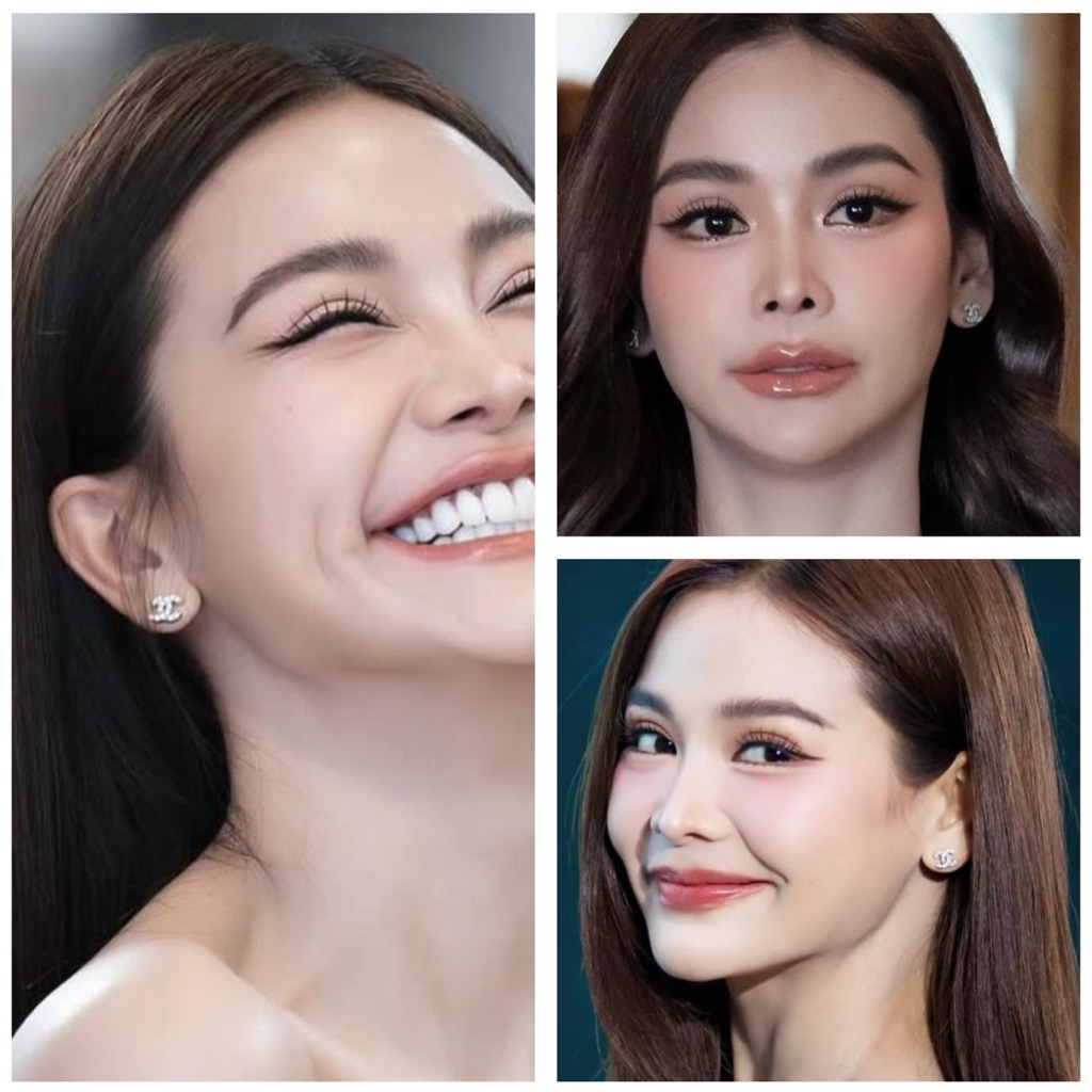 ต่างหูรุ่น mini Crystal Earrings VIP รุ่นขายดี ไซส์มินิ1cm (linkใหม่ค่ะ กดดูรีวิวรวมของร้านได้เลยนะคะ🙏🏻) - รูปที่ 7