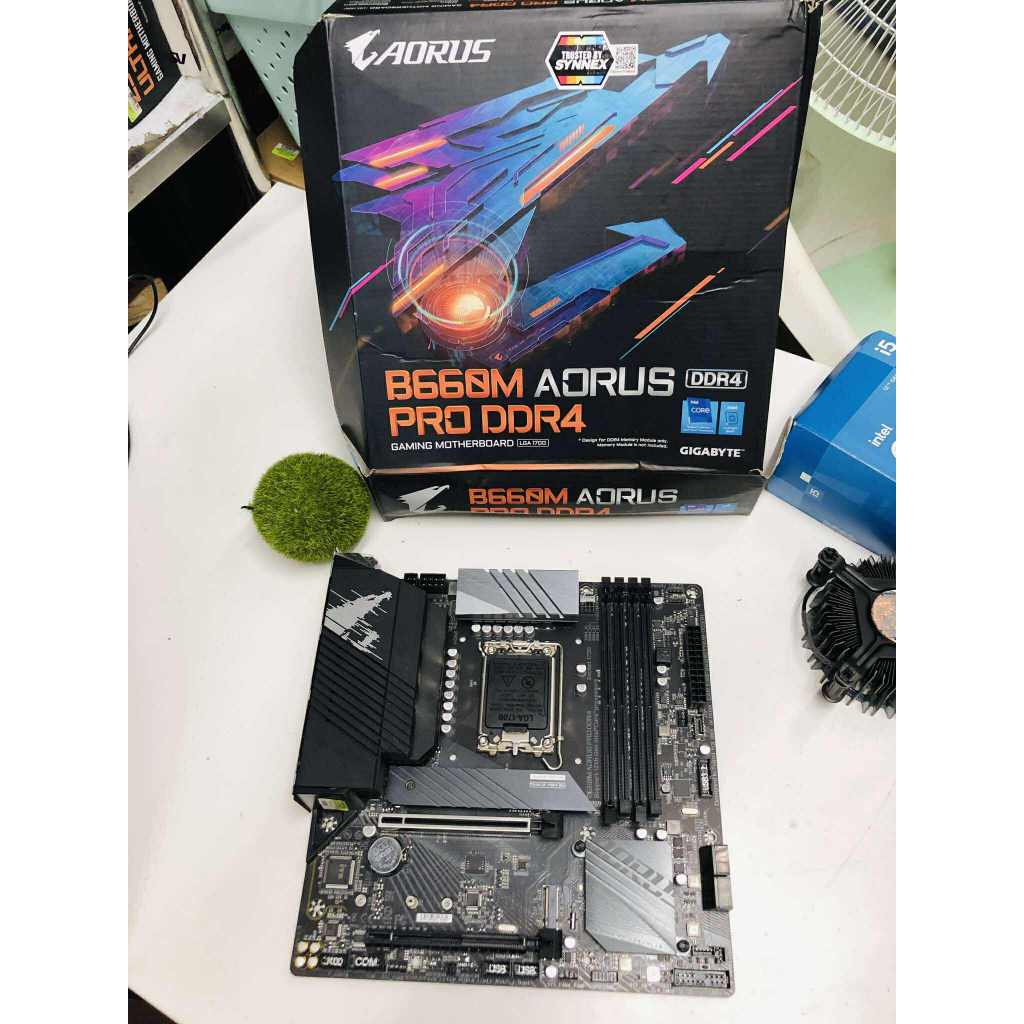 MAINBOARD 1700 GIGABYTE B660M AORUS PRO DDR4 มีกล่อง สินค้าใช้งานแล้ว สภาพดี ประกันร้าน