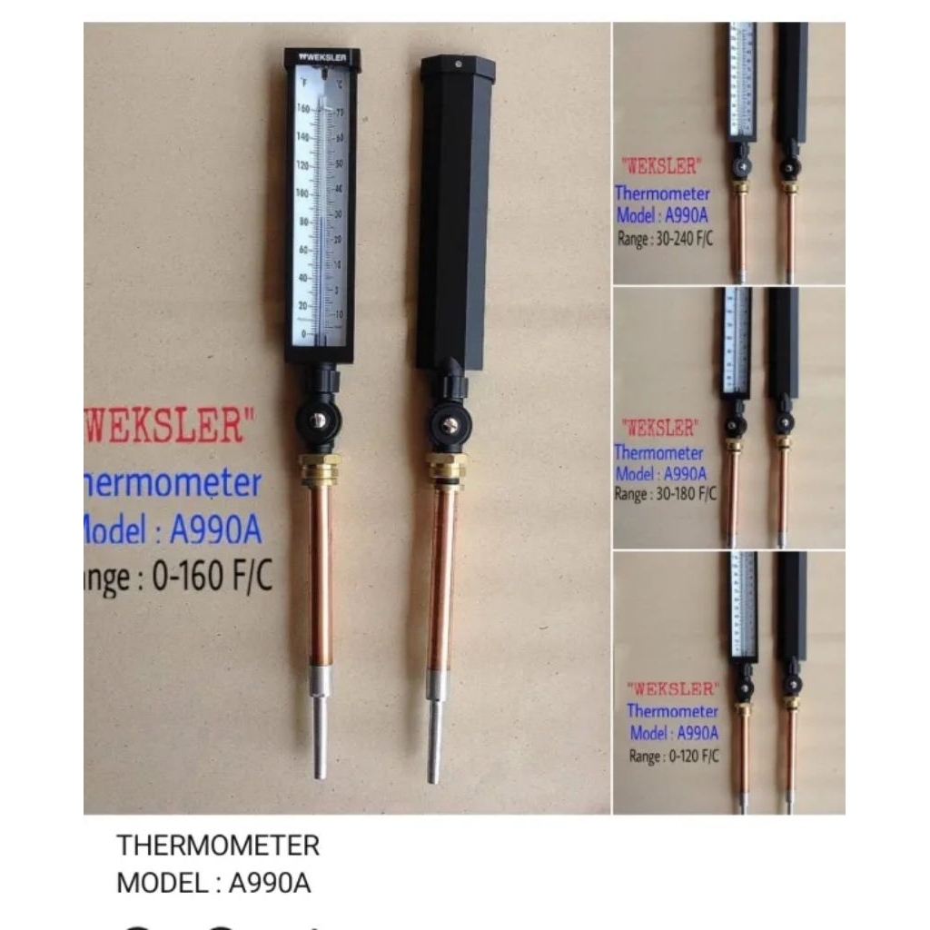 เทอโมมิเตอร์ WEKSLER” THERMOMERTER  MODEL:A990A
