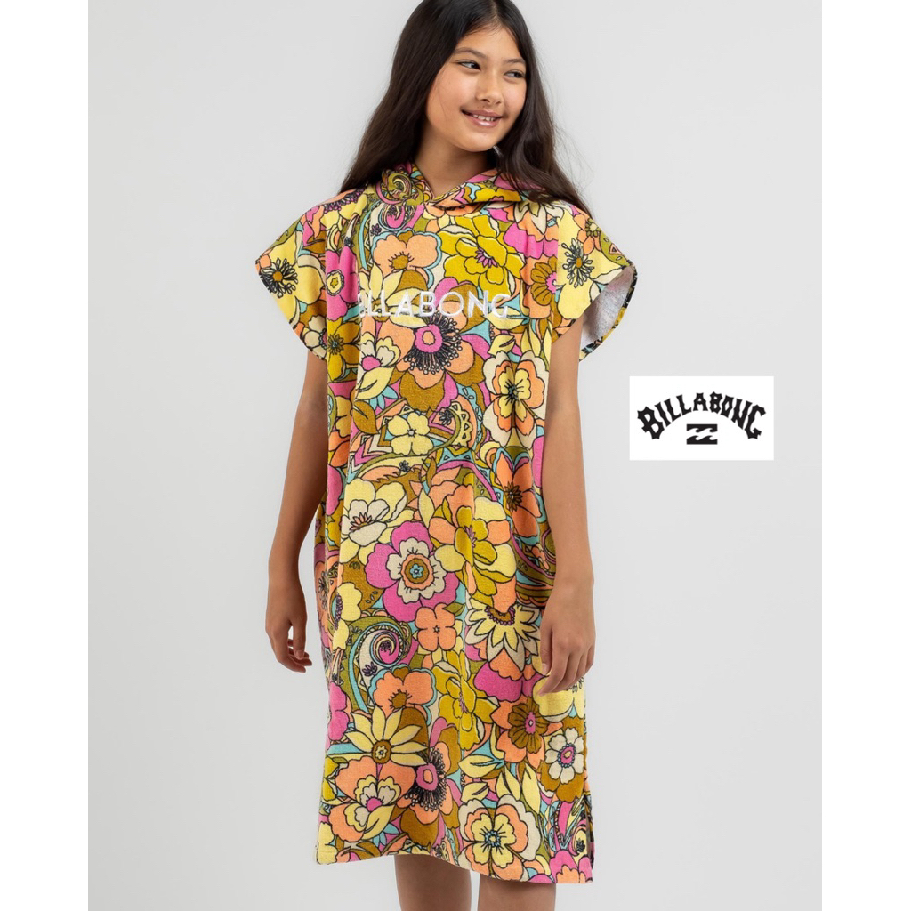 ผ้าเช็ดตัว มีฮู้ด Billabong poncho คลุมกันหนาว