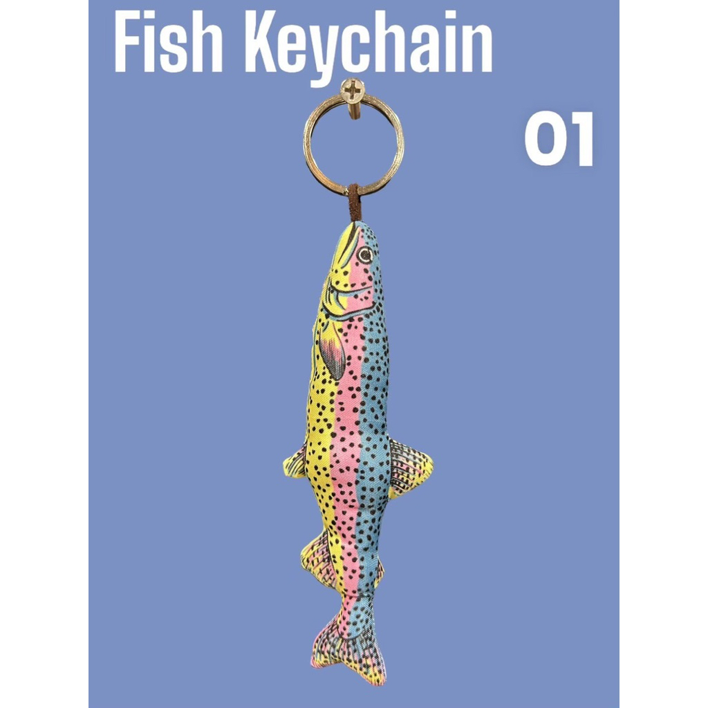 Playworks พวงกุญแจตุ๊กตาปลา v.1