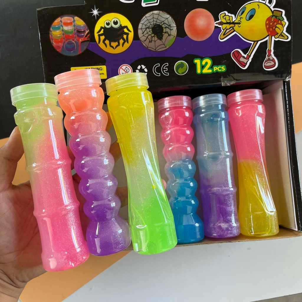 ( 12 ชิ้น) No.51 ของเล่นเด็ก สุ่มแบบกระบอกและคละสี หนึ่งกล่องเป็นหนึ่งแบบ ความสูง 18 ม.ซม มีสองรุ่นต้องการระบุทักแชท