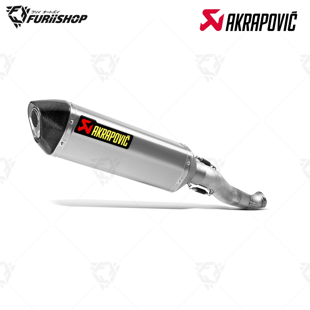 ท่อสูตร/ท่อแต่ง/ท่อไอเสีย Akrapovic Slip on Titanium คอตรง : for Kawasaki ZX10R-ZX10RR
