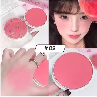 C.320.Lucky girl: ลาเมล่าบลัชออนหัวใจ บลัชออนโทนส้ม ส้มพีช ชมพูพีช เนื้อดี สีสวย " S9111 "