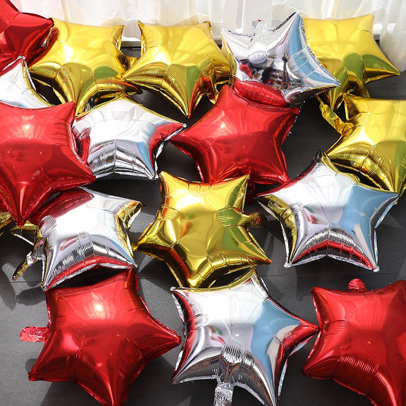 ส่งจากไทย 10 ชิ้น 14 ชุดลูกโป่งลูกปา ลูกโป่งน้ํายางชุด โลหะ สําหรับตกแต่งงานปาร์ตี้วันเกิด งานแต่งงาน - รูปที่ 4