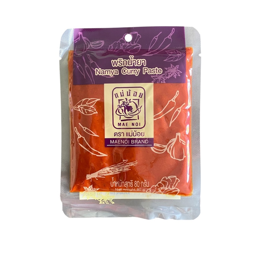 [แพ็ค 10 ซอง] พริกน้ำยา ตราแม่น้อย ขนาด 80 กรัม *มีฮาลาน