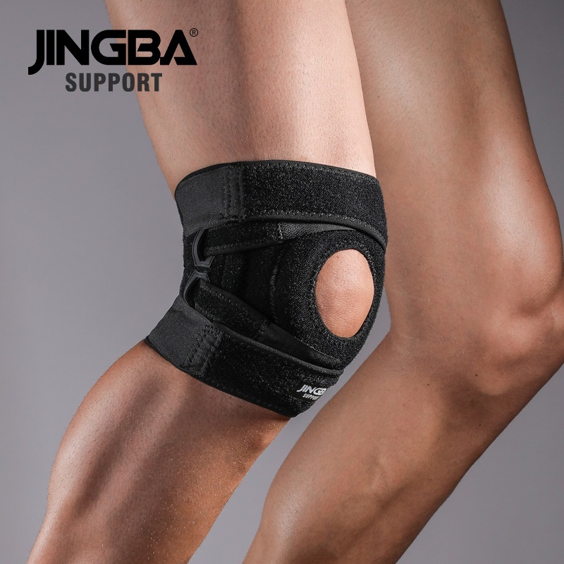 Jingba สายรัดเข่า เข็มขัดรัดเข่า ที่รัดเข่า บรรเทาอาการบาดเจ็บ 1 ชิ้น