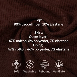 Cosleaf Women's Golf Set Lyocell fiber ชุดเสื้อแจ็คเก็ตซิปสองทางสำหรับกีฬาและแฟชั่น