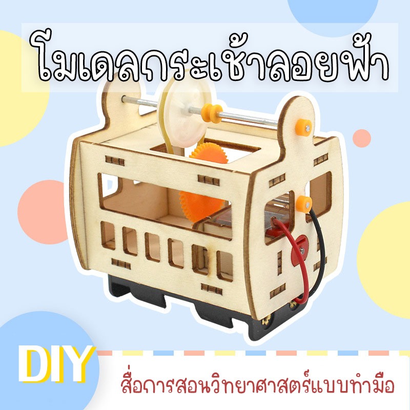 กระเช้าจิ๋ว แบบจำลองกระเช้า งานอดเรก ของสะสม DIY