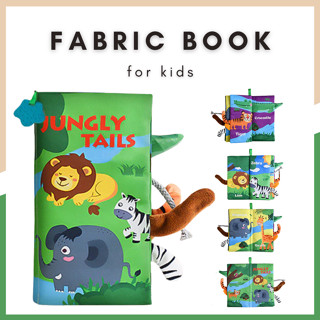 kids_thailand หนังสือผ้า 3D รุ่นสี่เหลี่ยมผืนผ้า พร้อมยางกัด…