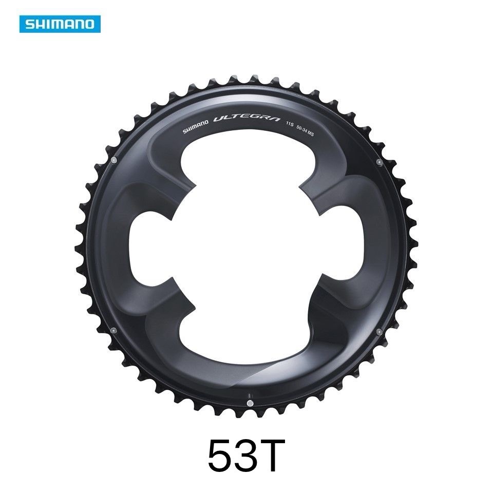 ใบจาน จักรยานเสือหมอบ SHIMANO ULTEGRA FC-R8000 R8000 CHAINRING 2X11-SPEED - BLACK ใบใหญ่ ใบเล็ก