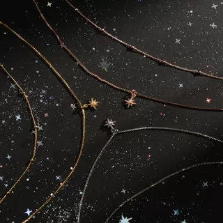 Petite Starlette 2 Layers Necklace สร้อยคอรูปดาว 2 เลเยอร์