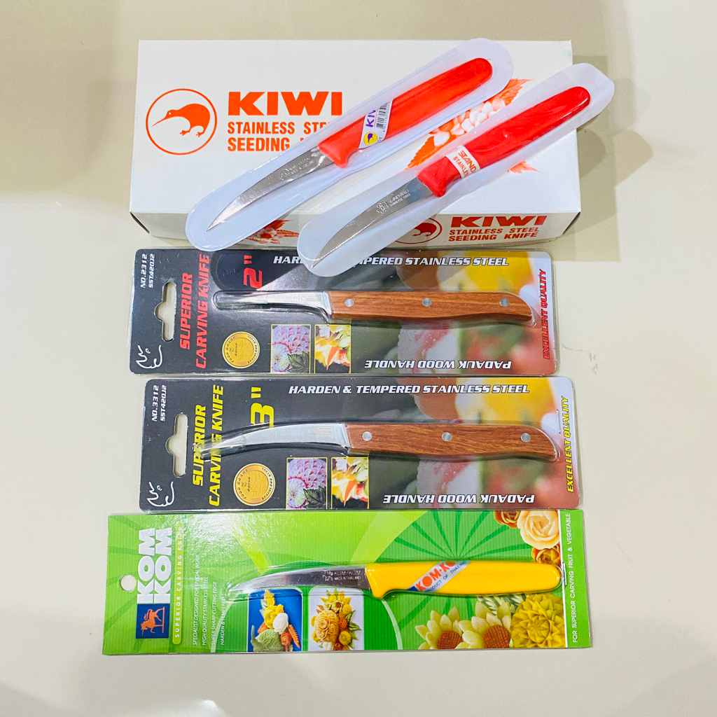 มีดคว้าน มีดแกะสลัก kiwi komkom rhino standard No.001 001B 2312 3312 004 ของแท้