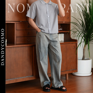 DANDY COSMO | กางเกงขายาว ทรงขาใหญ่ แต่งสียีนส์เฟด รุ่น NOMA…