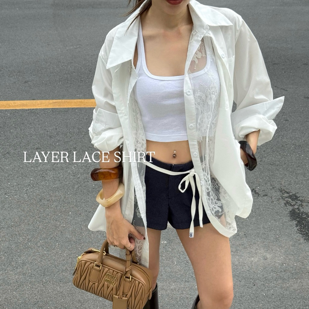 JARIN | LAYER LACE SHIRT