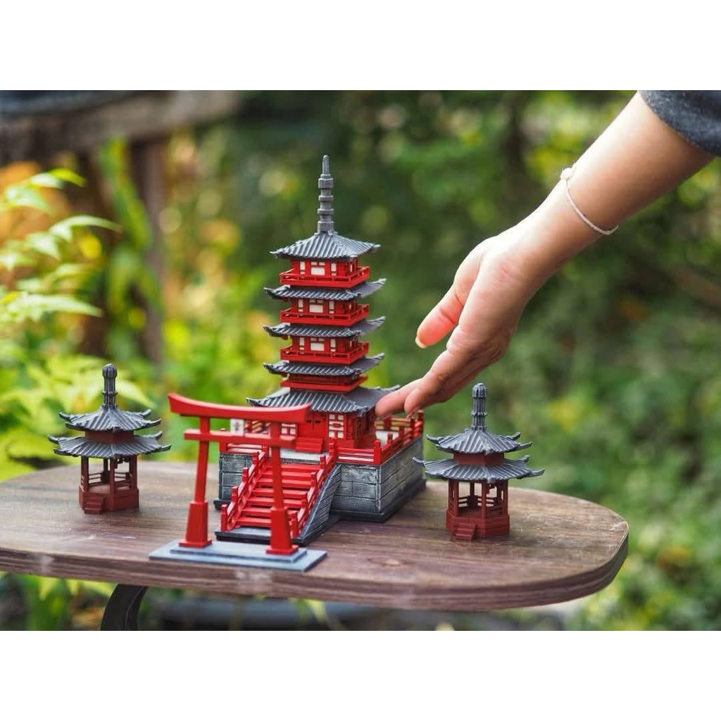 ชุดเซ็ทสุดคุ้ม โมเดลเก๋งจีน-ญี่ปุ่น 4 ชิ้น แฮนด์เมด diy