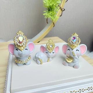 ช้างน้อยบันดาลพร ช้างจิ๋ว ช้างแก้บน ช้างถวายองค์เทพ🐘