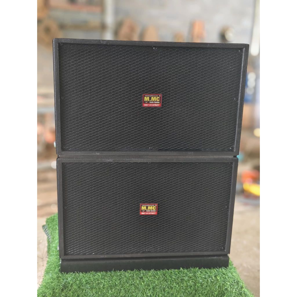 ตู้ลำโพงแขวน 12" ตู้เปล่า 1*1 ใส่แหลมตอง 888 ได้ใส่ปากไดร์ 8"*8" ได้ ( พรีออเดอร์ ) ตะแกรงเหล็กฉีก