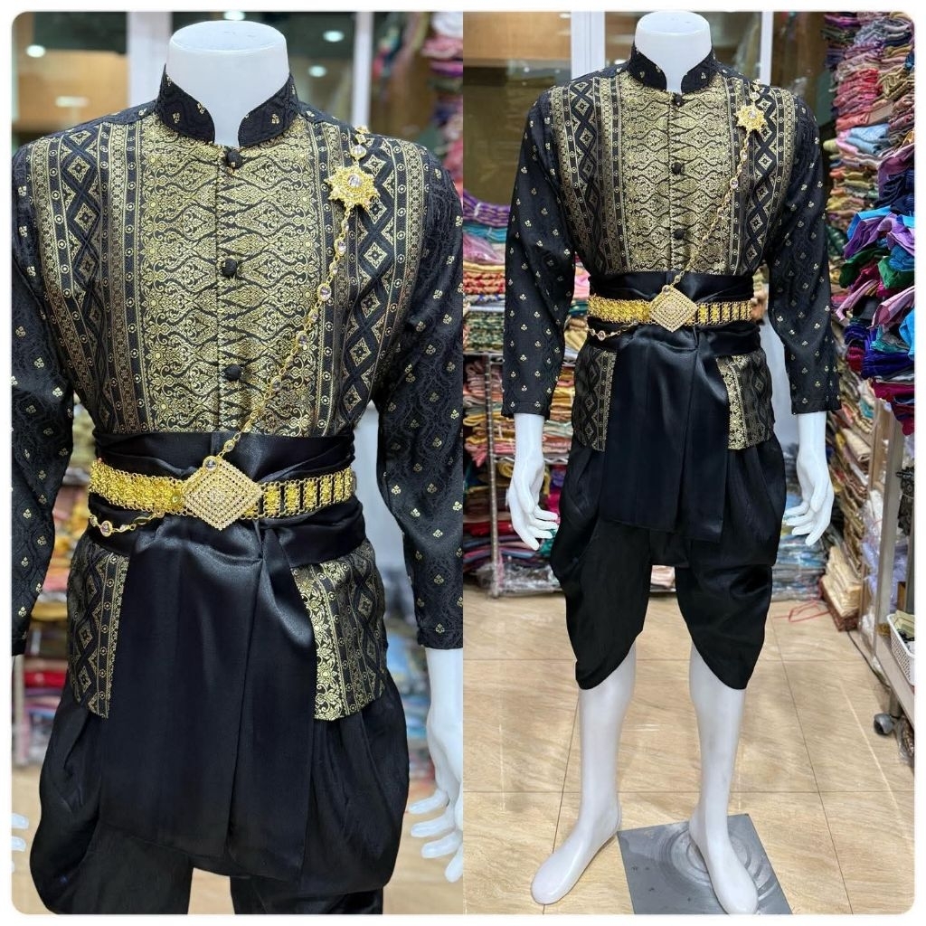 ชุดไทยชาย ชุดไทยหล่อๆ ชุดไทยผู้ไหญ่ ชุดไทยออกงาน สวยพรีเมี่ยม พร้อมส่ง ราคา ถูกที่สุด ดีลบีเคเค แกลเลอรีภาพที่ 4