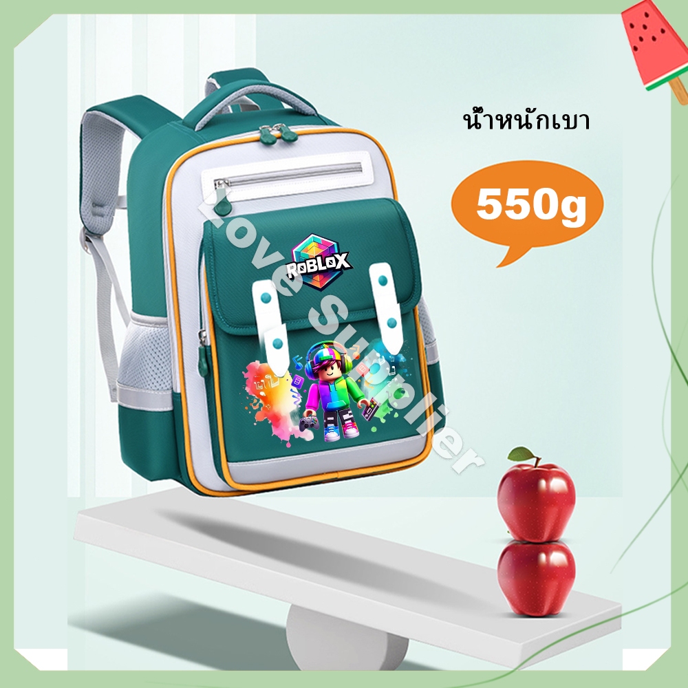 42 ซม.Roblox กระเป๋านักเรียนประถมสําหรับเด็กกระเป๋าเป้สะพายหลังศัลยกรรมกระดูกน้ําหนักเบาคุณภาพสูง - รูปที่ 7