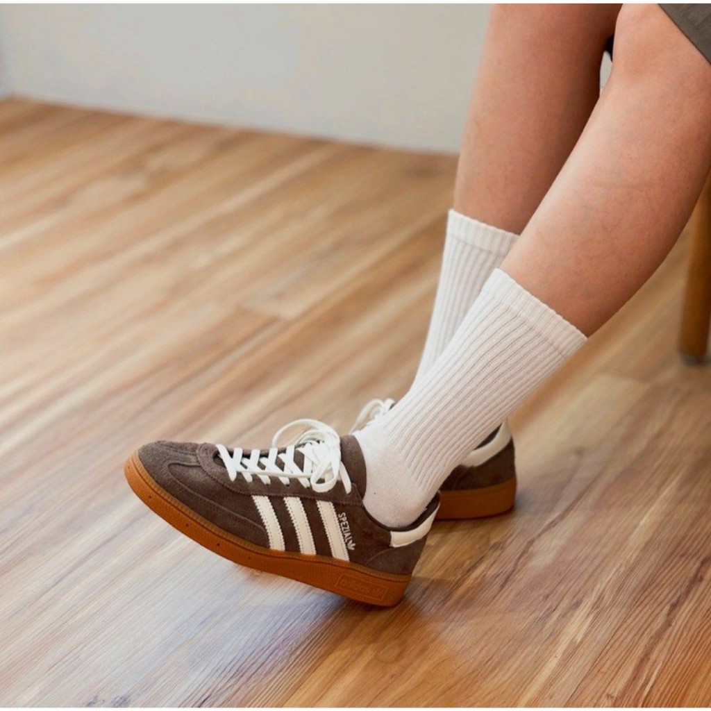 Adidas Originals HANDBALL SPEZIAL Brown white IF6490【ของแท้100% 】