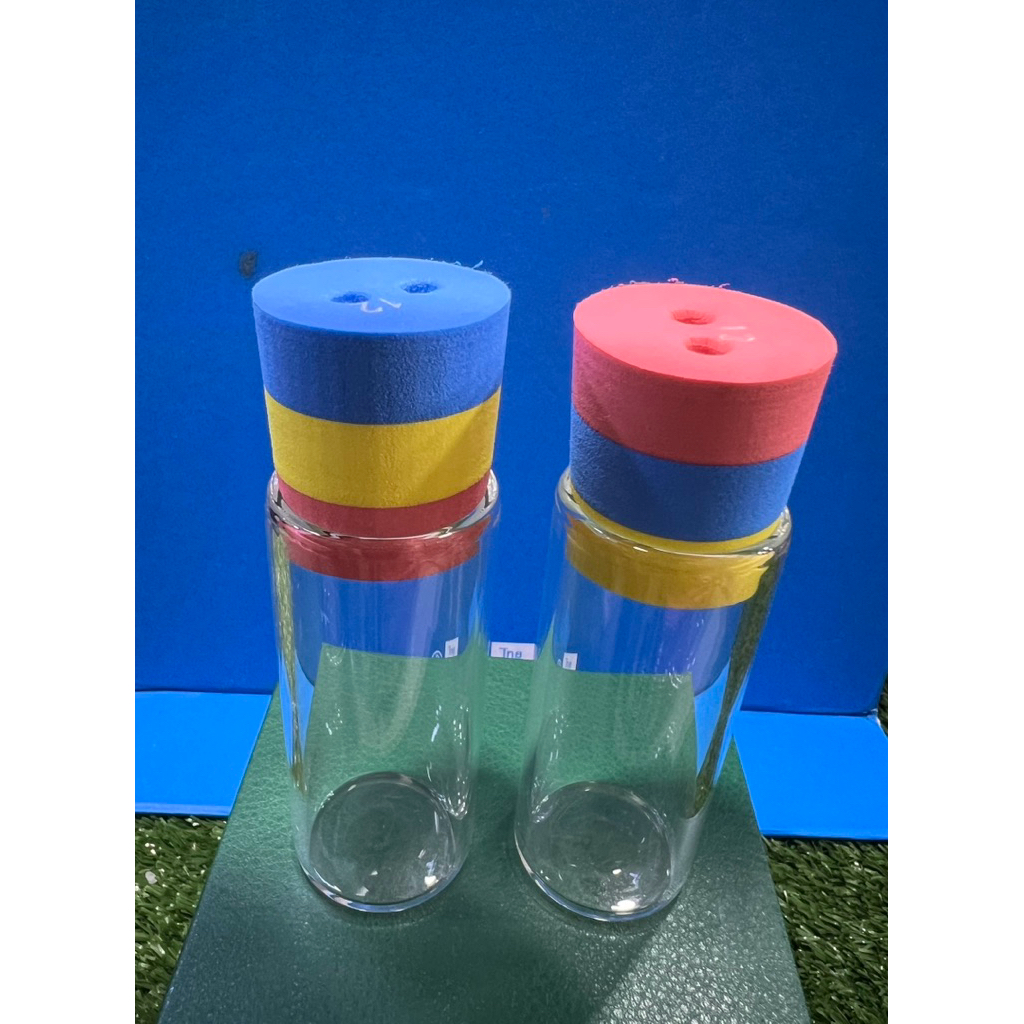 ขวดแก้วอย่างดีพร้อมจุกเบอร์ 12