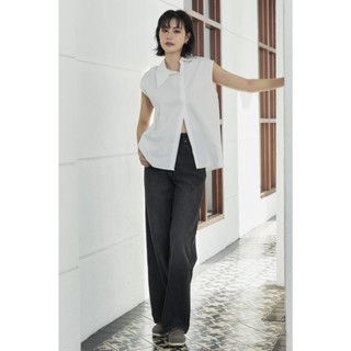 T3213 TBY Jeans กางเกงยีนส์ผู้หญิง ผ้าไม่ยืด ขากระบอกเอวสูง …