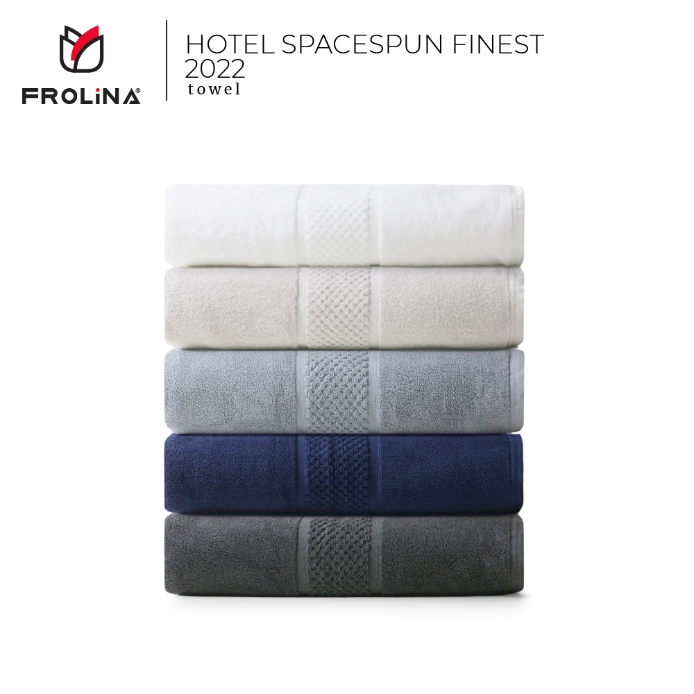 Frolina Home Finest Hotel Spacespun Collection ผ้าขนหนูเช็ดตัว  ขนาดใหญ่ 35x66 นิ้ว