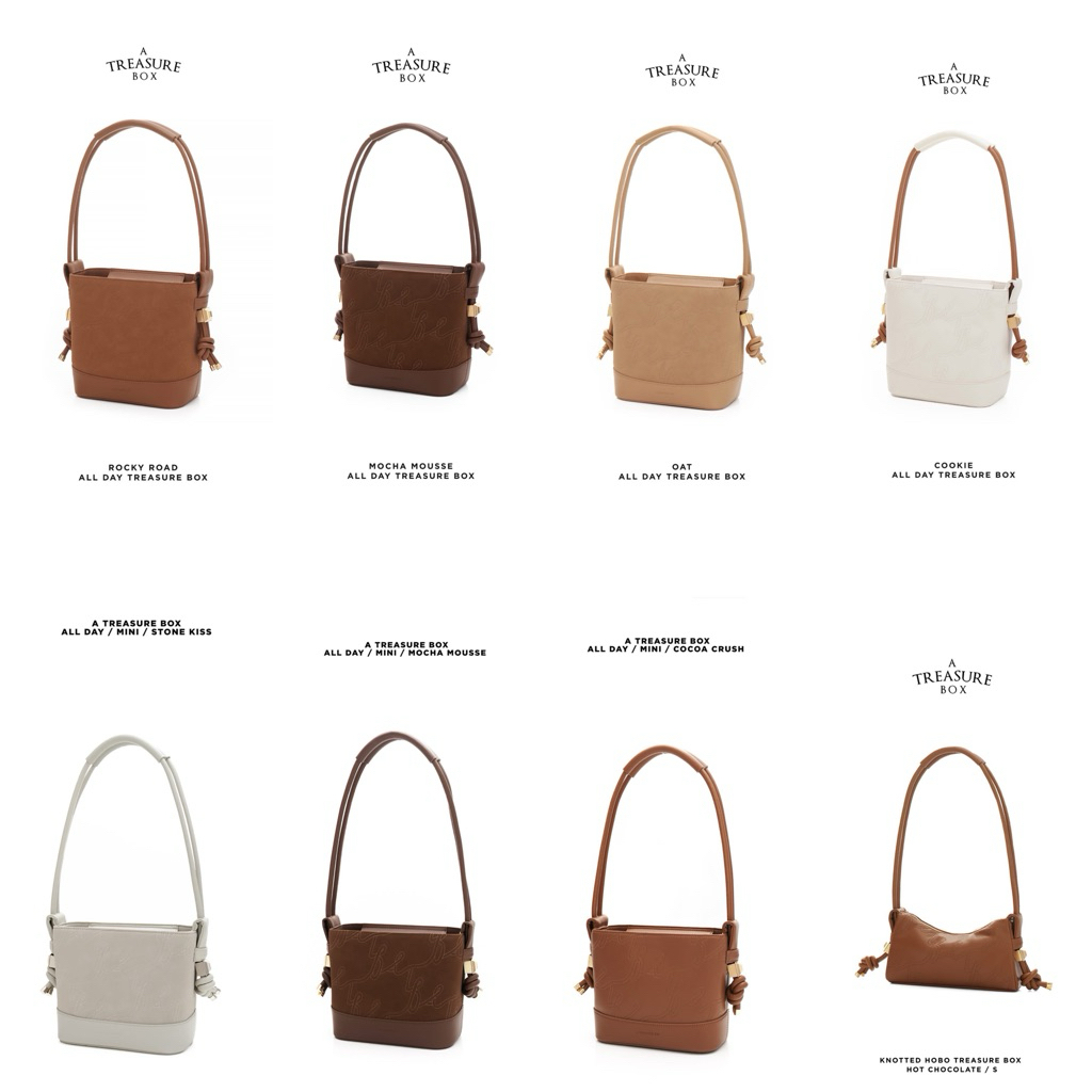 (ใช้โค้ด 25% ได้คอยน์ 1,000฿)New in pack Atreasurebox All mini Day treasure box Oat cookie mocha mou